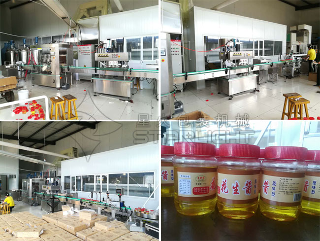 蜂蜜灌裝機生產線案例實拍