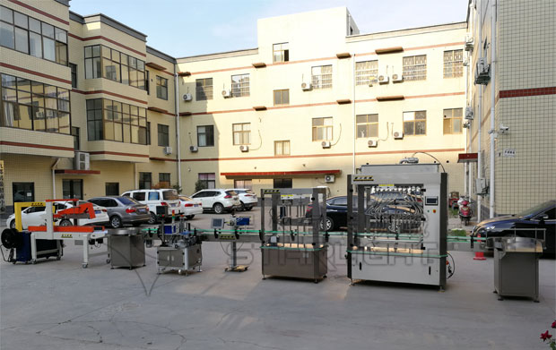 星火全自動瓶裝料酒灌裝生產線展示