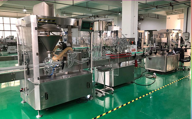 星火小型定量粉末灌裝機(jī)展示