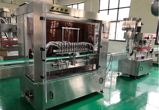 瓶裝洗潔精灌裝包裝生產(chǎn)線