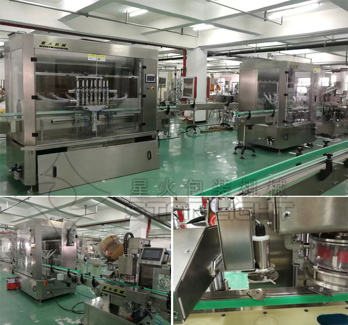 醬料灌裝機生產線