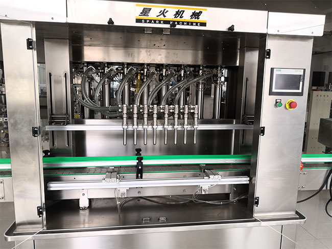 星火自動灌裝機設備展示