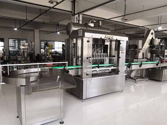 灌裝機械設備展示