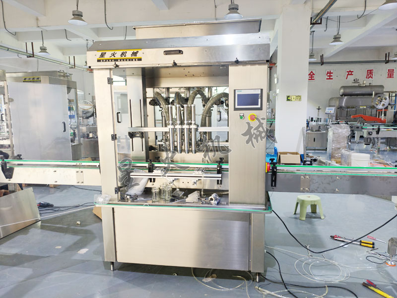 全自動伺服肉醬灌裝機