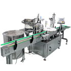 全自動液體灌裝旋蓋一體機-酒精噴霧灌裝機