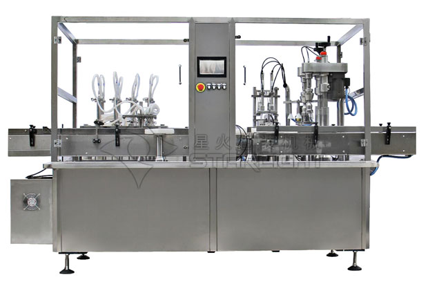 滴管灌裝旋蓋機一體機